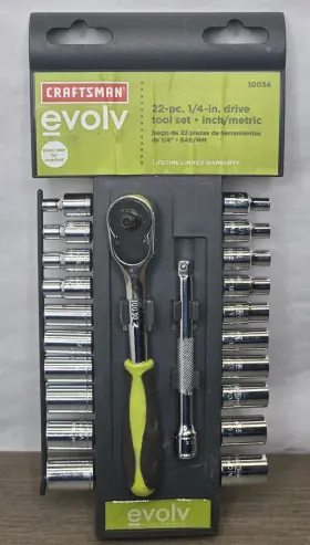 10034 CRAFTSMAN Evolv Drive Socket Set