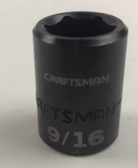 15835 CRAFTSMAN Impact Socket Point Drive Laser Af