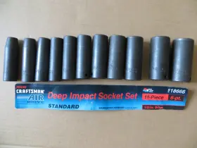 18666 CRAFTSMAN Sears Drive Impact Socket Set