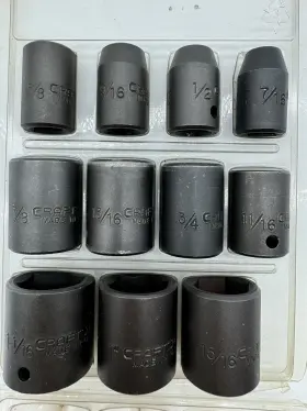 18738 CRAFTSMAN Impact Socket Set Drive