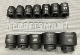 18794 CRAFTSMAN Drive Impact Socket Set