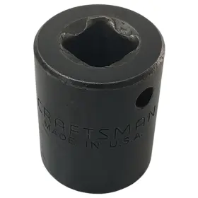 Craftsman 19458 Impact Socket 19mm Gk 1/2 Inch Drive 6 Pt Sold As Pictured Mechanic
