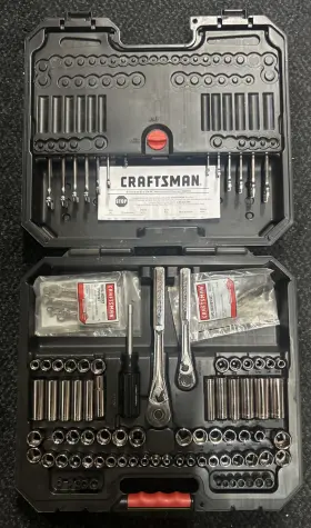 31892 CRAFTSMAN Mechanics Tool Set Sockets Wrenches Ratchets