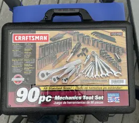 33190 CRAFTSMAN Sears Point Socket Mechanics Tool Set Nw
