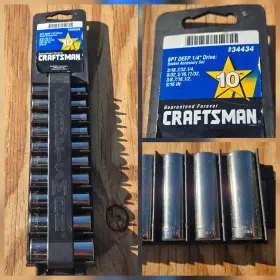 34434 CRAFTSMAN Nos Sears Socket Set