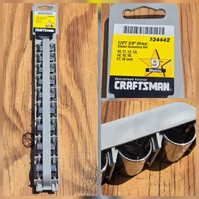 34442 CRAFTSMAN Nos Sears Drive Socket Set G2