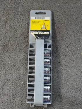 34448 CRAFTSMAN Nos Sears Hex Bit Socket Set Gk