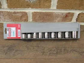 Craftsman 34573 Usa Metric 9 Piece Socket Set 1/2 Drive 12 Poin 934573 9-34573 1/2 Inch Point New