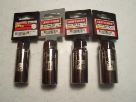 34671 CRAFTSMAN Drive Laser Spark Plug Socket Set
