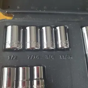 34745 CRAFTSMAN Socket Release Ratchet Drive Combination Set #3