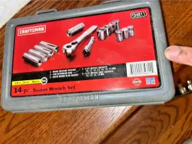 34811 CRAFTSMAN Tools Drive Socket Combination Wrench Set