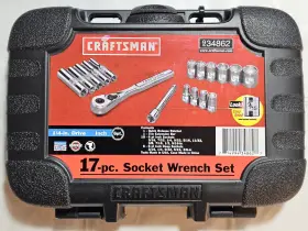 34862 CRAFTSMAN Socket Drive Laser Combination Wrench Set