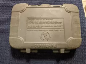 34863 CRAFTSMAN Drive Socket Set Laser Ez #3