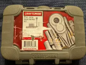 34863 CRAFTSMAN Drive Socket Set Laser Ez