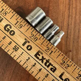 Craftsman 43499 43497 43493 43481 Usa 1/2 3/8 1/4 5/32 6 Point Inch Drive Shallow Socket Inverted G Craftsman 43499 43497 43493 43481 Usa 1/2 3/8 1/4 5/32 6 Point Inch Drive Shallow Socket Inverted G