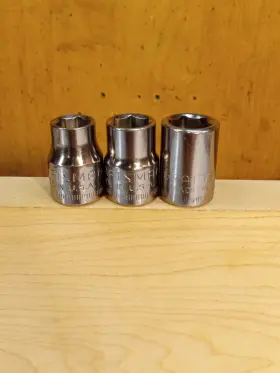 43516-43585 CRAFTSMAN Drive Point Socket Set #3