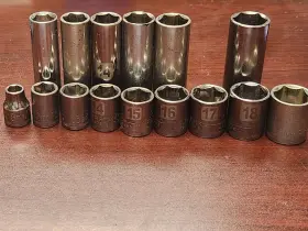 43536 CRAFTSMAN Drive Socket Set Tray Point