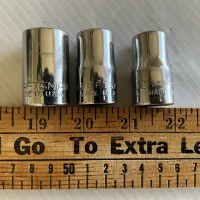 44056-44055 CRAFTSMAN Shallow Socket Set Drive #2
