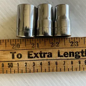 44056-44055 CRAFTSMAN Shallow Socket Set Drive #3