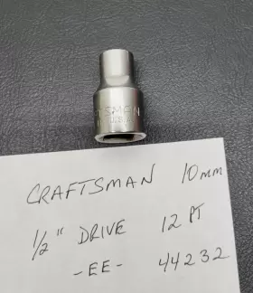 44232 CRAFTSMAN Point Drive Shallow Socket #3
