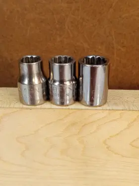 44294-44296 CRAFTSMAN Drive Point Socket Set #3