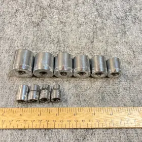 44353 CRAFTSMAN Socket Set Drive Point Polish Af