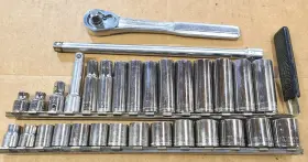 44425-44436 CRAFTSMAN Shallow Socket Set