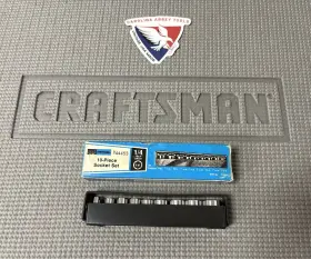 44455 CRAFTSMAN Nossears Drive Socket Set Tray Point