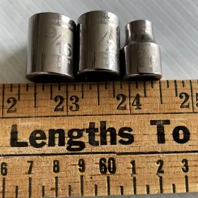 45826-45825-45822 CRAFTSMAN Shallow Socket Set Drive