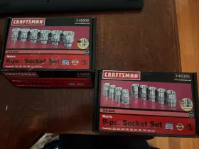 46305-46306 CRAFTSMAN Sears Nos Drive Socket Set