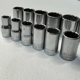 47501-47514 CRAFTSMAN Drive Shallow Socket Set #2