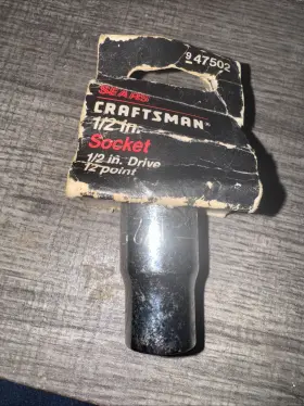 47502-V CRAFTSMAN Nos Sears Point Drive Shallow Socket