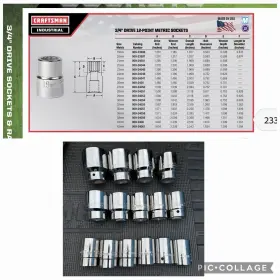 83123 CRAFTSMAN Holy Grail Sears Nos Drive Socket Set