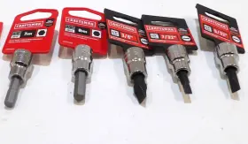 Cmmt CRAFTSMAN Drive Socket Bits Hex Flat