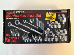 933671 CRAFTSMAN Mechanics Socket Set Box