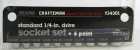 934301 CRAFTSMAN Drive Point Socket Set