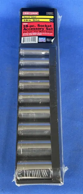 934551 CRAFTSMAN Nos Sears Socket Set Point Drive