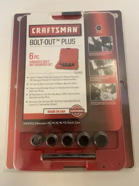 952060 CRAFTSMAN Drive Bolt Nut Remover Set