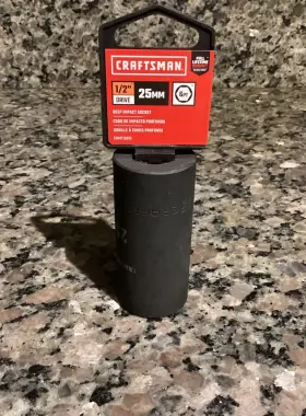 Craftsman Cmmt13010 New 25 Mm Deep Impact Socket 1/2 Inch Drive