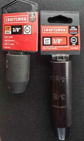 CMMT15899-15852 CRAFTSMAN Impact Sockets Shallow