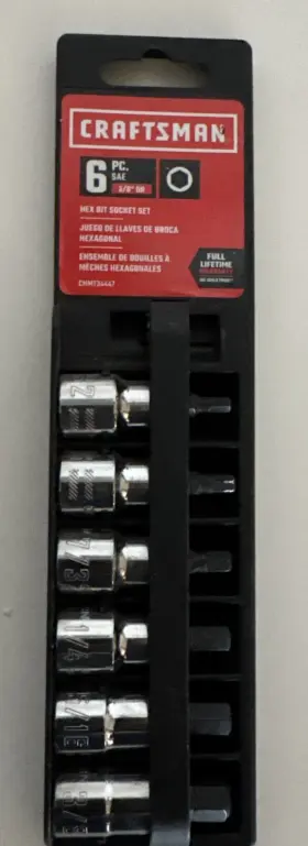 CMMT34447 CRAFTSMAN Hex Bit Socket Set
