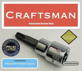 CMMT44373 CRAFTSMAN Drive Phillips Screwdriver Socket
