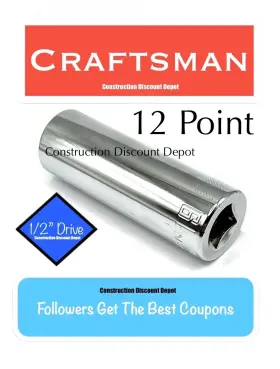 CMMT44446 CRAFTSMAN Socket Drive Point