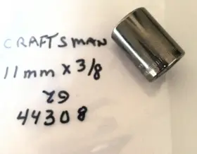 G2-44309 CRAFTSMAN Standard Socket