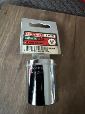 GK44242 CRAFTSMAN Sears Gk Drive Socket Nos