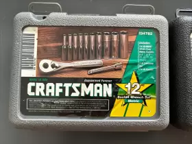 34781-34782 CRAFTSMAN USA Drive Socket Ratchet Set #2