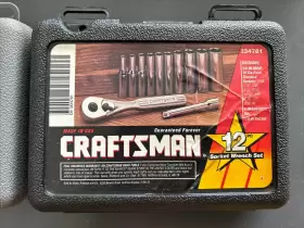 34781-34782 CRAFTSMAN USA Drive Socket Ratchet Set #3