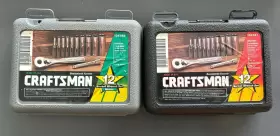 34781-34782 CRAFTSMAN USA Drive Socket Ratchet Set