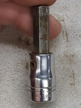 V-42704 CRAFTSMAN Hex Allen Drive Socket