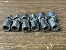 Craftsman V-43262 Set Of 6 Swivel Sockets. 3/8 Inch Drive 7/16 3/4. Js. Read Craftsman V-43262 Set Of 6 Swivel Sockets. 3/8 Inch Drive 7/16 3/4. Js. Read